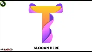 Alphabetical Logo Design T | Coreldraw Tutorial