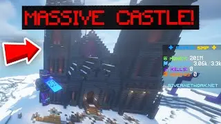 CRAZY GOTHIC CASTLE BUILD + OPENING UPDATED EASTER CRATE! | RiverNetwork Minecraft SMP #7