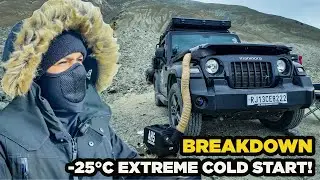 How I Survived a -25°C Diesel Breakdown in Ladakh!