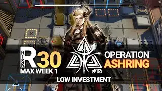 [Arknights/CN] CC#10 Ashring | Risk 30 clear ft. 9 OPs and Low Investment (Max Week 1)