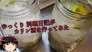ゆっくり 料理日記がカリン酒を作ってみた