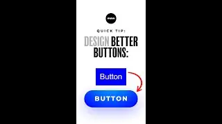 🤩 INSTANTLY Improve Your Button Designs (Quick & Easy) #shorts