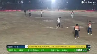 Pausara king vs Nipania Live Cricket Match | Bartori Flood Light Cricket 2025 Live - Jai Hind Crick