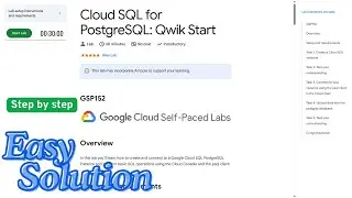 Cloud SQL for PostgreSQL: Qwik Start | #qwiklabs | #arcade | #GCP152 | #cloudskills | @ArcadeLabs26⁩