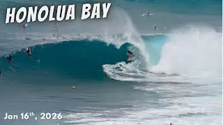 HONOLUA BAY 🌊 WINDY BARRELS!!🙌🏼
