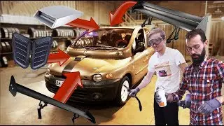 Fiat Multipla AMG Stage 4 PACK A&Eacute;RO : Objectif 500km/h - Vilebrequin