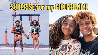 BIRTHDAY SURPRISE for my GIRLFRIEND! 😍 PARASAILING!