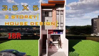 3.5 X 5 |2 STOREY with SARI-SARI STORE|SMALL HOUSE DESIGN