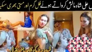 😍Time off studio shezza Butt with Rimal Ali shah body massage | full comedy clip😍