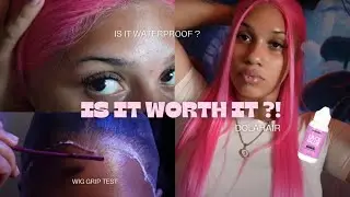 Dolahair Lace Glue Review + Realistic T-Part Wig Install 💗