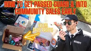 Big Tip! Early Entry Into Gated Community Sale! Others Left Outside! Garage Sale Flip Reseller Ebay