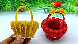 DIY Valentine&rsquo;s Day Gift Basket 🎁 | Romantic Handmade Gift Ideas | Easy Home Decor Craft