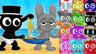 Funniest BABY GRAY SPRUNKI Videos! (MOVIE)