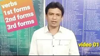 English Verbs 1st 2nd 3rd forms and its Meaning in Hindi/Urdu.