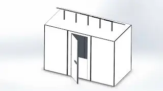 3D Model of Solar Powered Cold Room