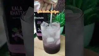Make an amazing drink..Kala khatta spitzer #viral #mocktail #ytshorts #sprite #kalakhattasyrup