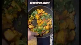 breakfast for lazy winter morning  leftover bread 🍞 #ytshorts #breakfast #winter #foodshorts