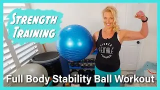Full Body Stability Ball Workout - Exercise Ball Routine