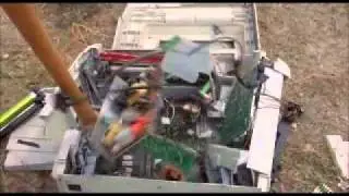 Office Space - Printer Smash Scene (Original) [Die MotherFucker Die]