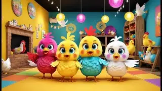 Cluck Cluck Chicken Dance Party! | Silly Chicken Song for Kids | Fun Dance Nursery Rhyme