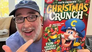 Cap&rsquo;n Crunch's Christmas Crunch Holiday Cereal 🥣 Limited Edition!  Wow Is This Great!  🎄🎁☃️