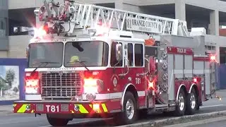 OCFA Truck 81 responding
