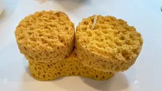 ハニカムソフトスポンジ✖️リサイクル♻️洗剤で絞るHoneycomb soft sponge✖️Recycle♻️Squeeze with detergent
