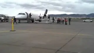 United Express Arriving At Montrose Airport