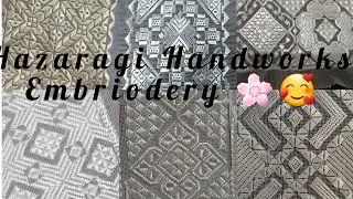 Hazaragi Handmade khamak designs for chadar #khamak #myneedlework
