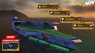 MODERN WARSHIPS:-Roks Ghost Commender🔥 with new camouflage or TeamDeatmatch gameplay.