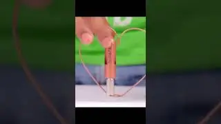 Battery And Wire Amazing Science Experiment - RK SAIN TECH #shorts