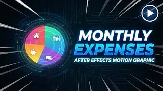 YEARS EXPENCES INFOGRAPHIC , AFTER EFFECT , MOTION GRAPHIC