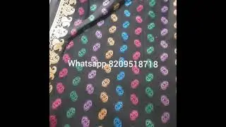 Cotton buta border blouse piece Terry rubia saree fall lining dupatta peticot poplin