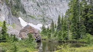 Tinkham Tarns, Coldwater Creek Trail, and Pacific Crest Trail