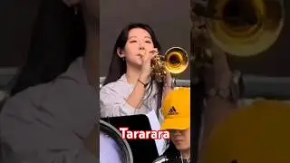 Tarararaa.. by Zhao lei, time of our lives. Wow😍 #shorts #zhaolei #china #viralvideo #trumpet #cute