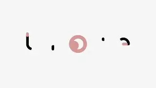 babogue logo animation minimalist style