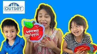 Unboxing of gifts from OUTSET Media - Bonus video of Wormy Apple