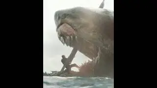 JASON STATHAM VS MEGALODON - Meg 2: The Trench (2023) Action Scene | 4K UHD