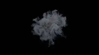 Free Realistic Smoke explosion Puff With Dust VFX | Black Background Overlay for Video Editing