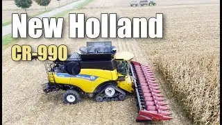 New Holland CR 990 - Moissonneuse Batteuse - Alsace #NewHolland #CR990 #Moisson #koestelfpv