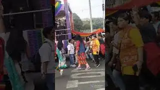 The Kolkata Pride rainbow