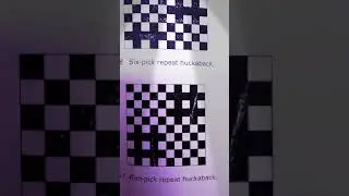 Ten pick repeat Huckaback weave vs 6 pick repeat.