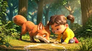 Little Fox Followed a Glitter Trail 🦊 | Nursery Rhymes for Kids & Baby Songs
