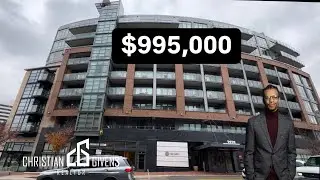 INSIDE a $995K Luxury Condo in Downtown Bethesda | The Darcy Building Tour