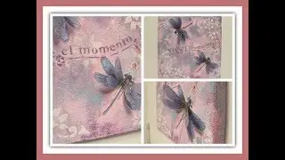 Decoupage with relief on acetate - DIY - Crafts and Recycling
