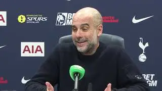PRESS CONFERENCE: Pep Guardiola: Tottenham 2-2 Manchester City 