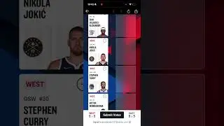 My NBA All-Star Starting 5! 🏀⭐️ #nba 