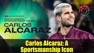Карлос Алькарас: Икона спортивного духа | Лауреат премии Стефана Эдберга ATP 2025 года