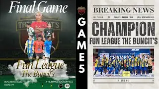 🔴EXCITING❗❗❗ GAME 5//METEOR FC VS IRON WOLVES/Final Game, Fun League The Buncit's Period December 25