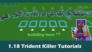 Minecraft Bedrock - Trident Killers, all the best designs and need to knows.  Learn basics and more